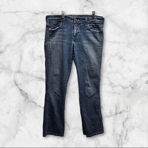 Levis Jeans Womens Size 10M Night Blues Embellished Silver Tab Y2K See Condition